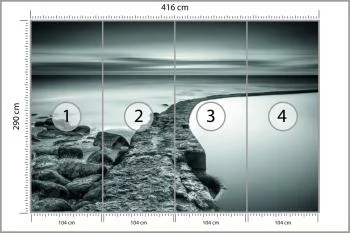 Fototapeta Plaża Morze Skały - obrazek 3