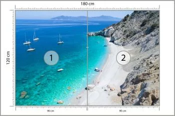 Fototapeta Plaża Morze Skały - obrazek 3