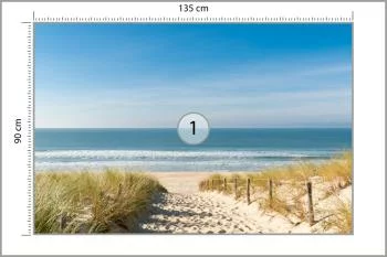 Fototapeta Plaża Morze Wydmy - obrazek 3