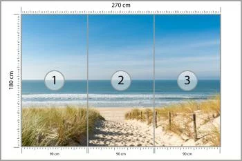 Fototapeta Plaża Morze Wydmy - obrazek 3