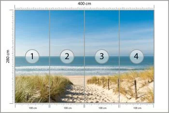 Fototapeta Plaża Morze Wydmy - obrazek 3