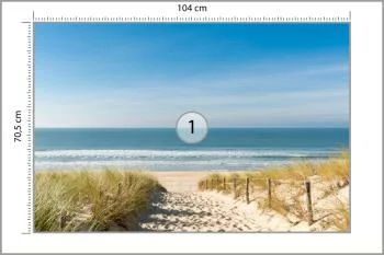 Fototapeta Plaża Morze Wydmy - obrazek 3