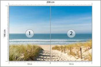 Fototapeta Plaża Morze Wydmy - obrazek 3