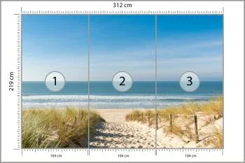 Fototapeta Plaża Morze Wydmy - obrazek 3