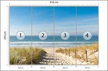 Fototapeta Plaża Morze Wydmy - obrazek 3