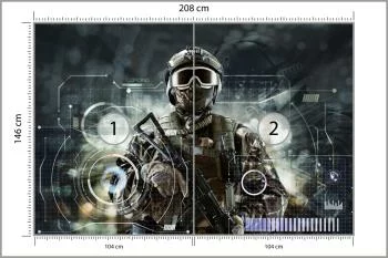 Fototapeta Żołnierz W Przyszłości - obrazek 3