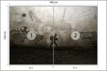 Fototapeta Wojsko Na Pustyni - obrazek 3