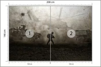 Fototapeta Wojsko Na Pustyni - obrazek 3