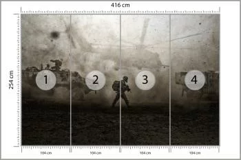 Fototapeta Wojsko Na Pustyni - obrazek 3
