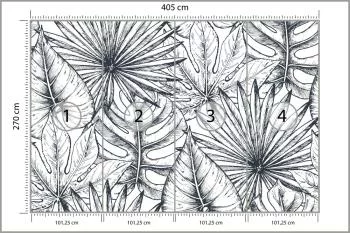 Fototapeta Liście Monstera - obrazek 3