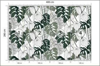 Fototapeta Liście Monstera - obrazek 3