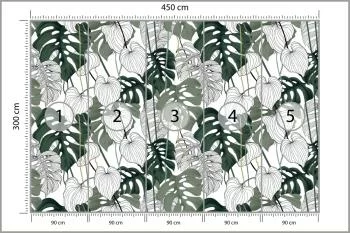 Fototapeta Liście Monstera - obrazek 3