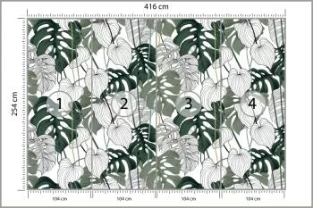 Fototapeta Liście Monstera - obrazek 3