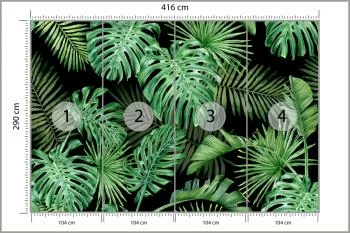 Fototapeta Liście Monstera - obrazek 3