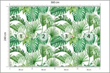 Fototapeta Liście Monstera - obrazek 3