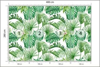 Fototapeta Liście Monstera - obrazek 3
