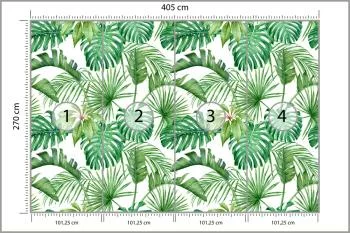 Fototapeta Liście Monstera - obrazek 3
