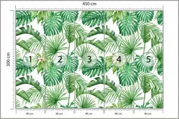 Fototapeta Liście Monstera - obrazek 3