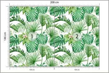 Fototapeta Liście Monstera - obrazek 3