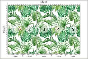 Fototapeta Liście Monstera - obrazek 3
