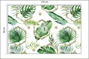 Fototapeta Liście Monstera - obrazek 3
