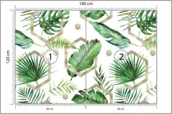 Fototapeta Liście Monstera - obrazek 3