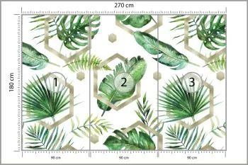 Fototapeta Liście Monstera - obrazek 3