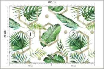Fototapeta Liście Monstera - obrazek 3
