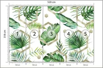Fototapeta Liście Monstera - obrazek 3