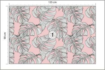 Fototapeta Liście Monstera - obrazek 3
