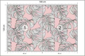 Fototapeta Liście Monstera - obrazek 3