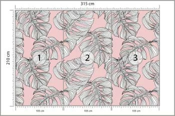 Fototapeta Liście Monstera - obrazek 3
