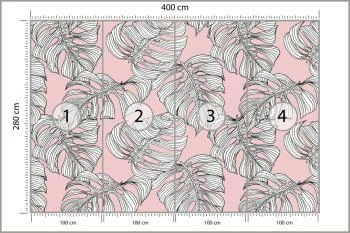 Fototapeta Liście Monstera - obrazek 3
