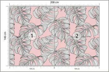 Fototapeta Liście Monstera - obrazek 3