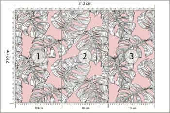 Fototapeta Liście Monstera - obrazek 3