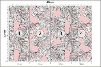 Fototapeta Liście Monstera - obrazek 3