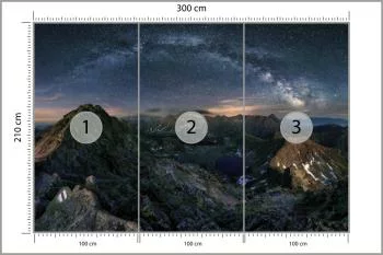 Fototapeta Droga Mleczna Nad Tatrami - obrazek 3