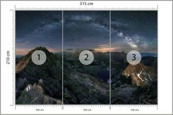 Fototapeta Droga Mleczna Nad Tatrami - obrazek 3