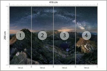 Fototapeta Droga Mleczna Nad Tatrami - obrazek 3