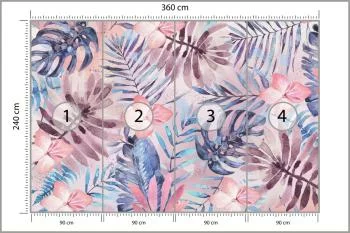 Fototapeta Liście Monstera - obrazek 3