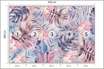 Fototapeta Liście Monstera - obrazek 3