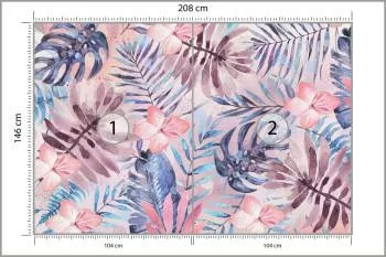 Fototapeta Liście Monstera - obrazek 3
