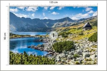 Fototapeta Górskie Jezioro W Dolinie - obrazek 3