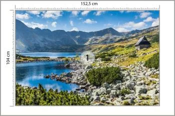 Fototapeta Górskie Jezioro W Dolinie - obrazek 3