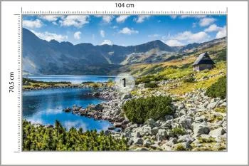 Fototapeta Górskie Jezioro W Dolinie - obrazek 3