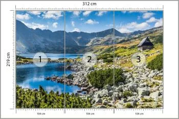 Fototapeta Górskie Jezioro W Dolinie - obrazek 3