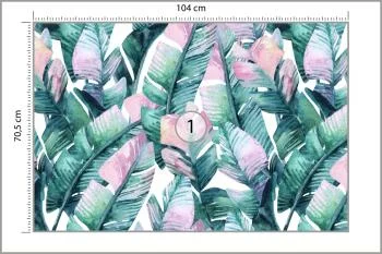 Fototapeta Liście Tropikalne - obrazek 3
