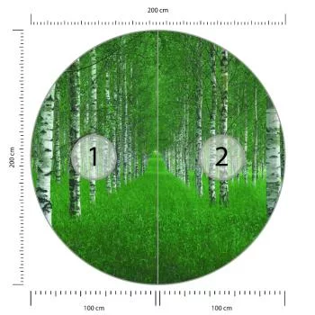 Fototapeta Okrągła Tunel Autorstwa Christiana Lindstena - obrazek 3
