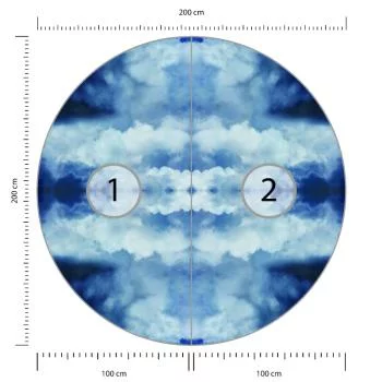 Fototapeta Okrągła Chmura - obrazek 3