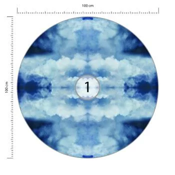 Fototapeta Okrągła Chmura - obrazek 3